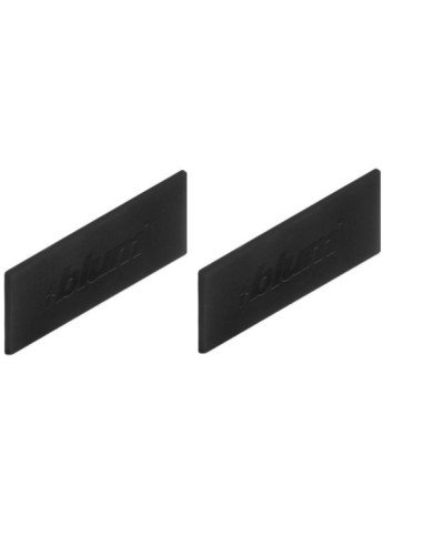 TANDEMBOX intivo/antaro stalčių šonų dangtelis su Blum logotipu, juodos „Terra“ spalvos, simetriškas, pora    ZAA.532C.BT.TS